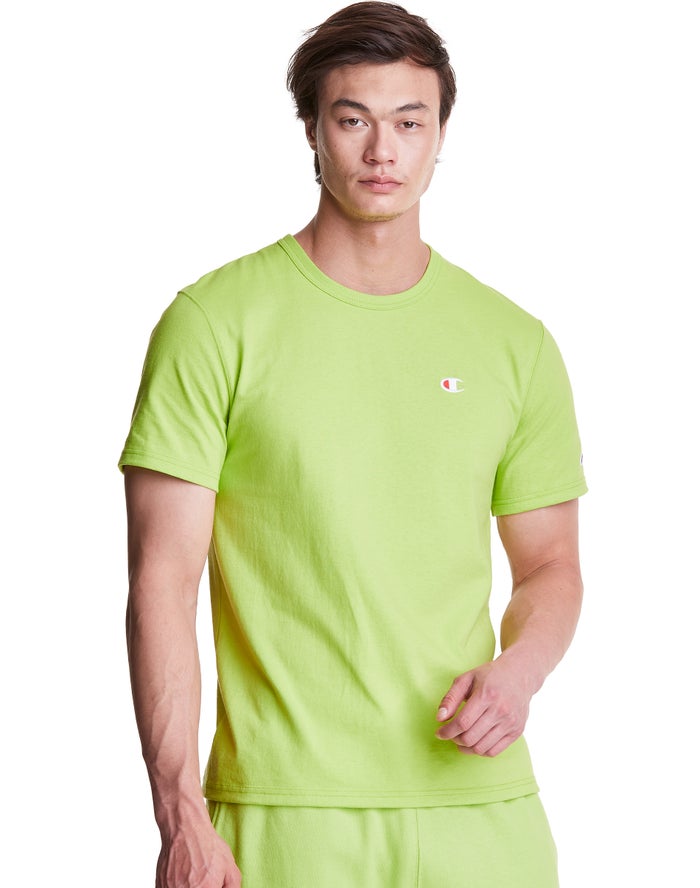 Camiseta Champion Hombre - Heritage C Logo ( Verde ) 2138567-DU